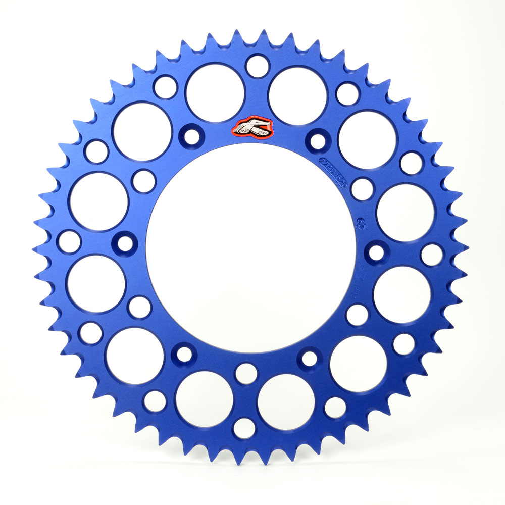 SPROCKET REAR ULTRALIGHT YAMAHA YZ/YZF/WRF 125-450 99-24 47T BLUE